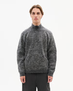 ESSENCE MOHAIR MIXED KNIT TOP media