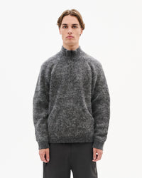 ESSENCE MOHAIR MIXED KNIT TOP media
