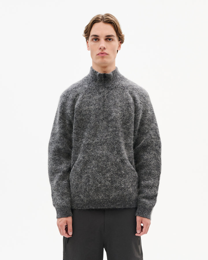 ESSENCE MOHAIR MIXED KNIT TOP media