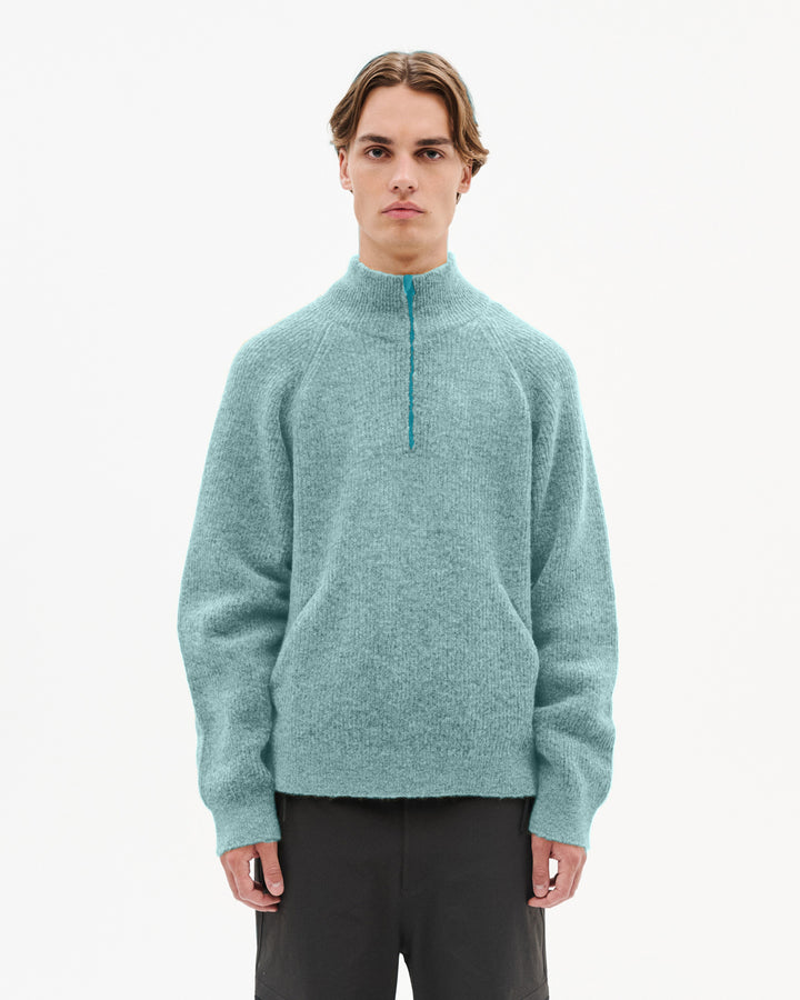 ESSENCE MOHAIR MIXED KNIT TOP media