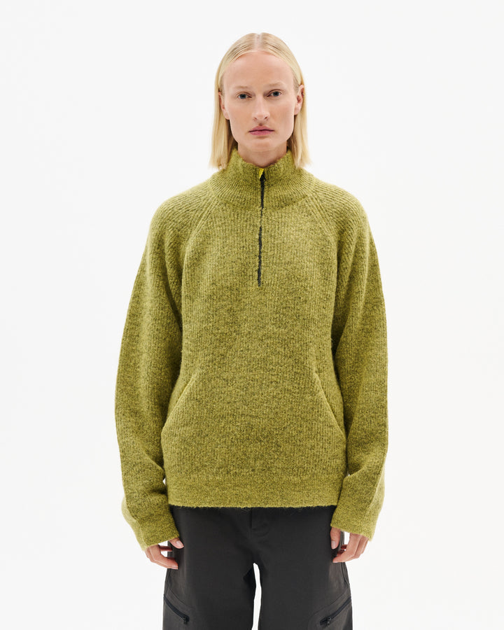 ESSENCE MOHAIR MIXED KNIT TOP hover media