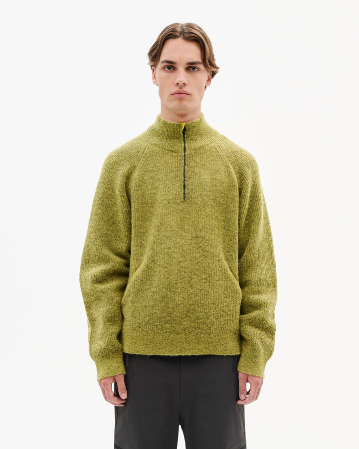ESSENCE MOHAIR MIXED KNIT TOP media