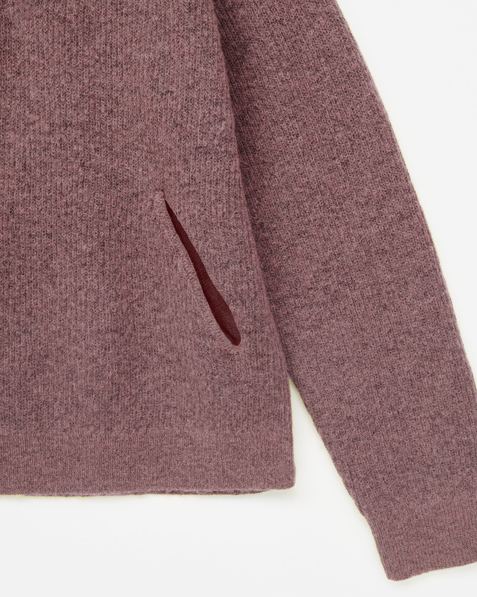 ESSENCE MOHAIR MIXED KNIT TOP