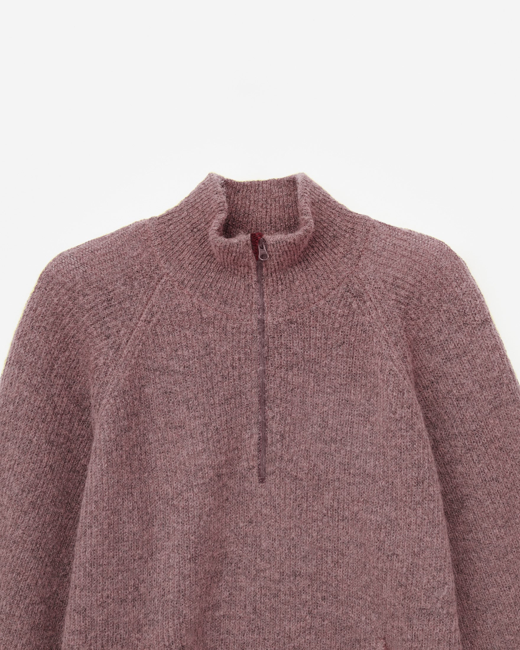 ESSENCE MOHAIR MIXED KNIT TOP