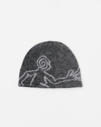 MOSCOT MOHAIR MIXED KNIT BEANIE flat model media