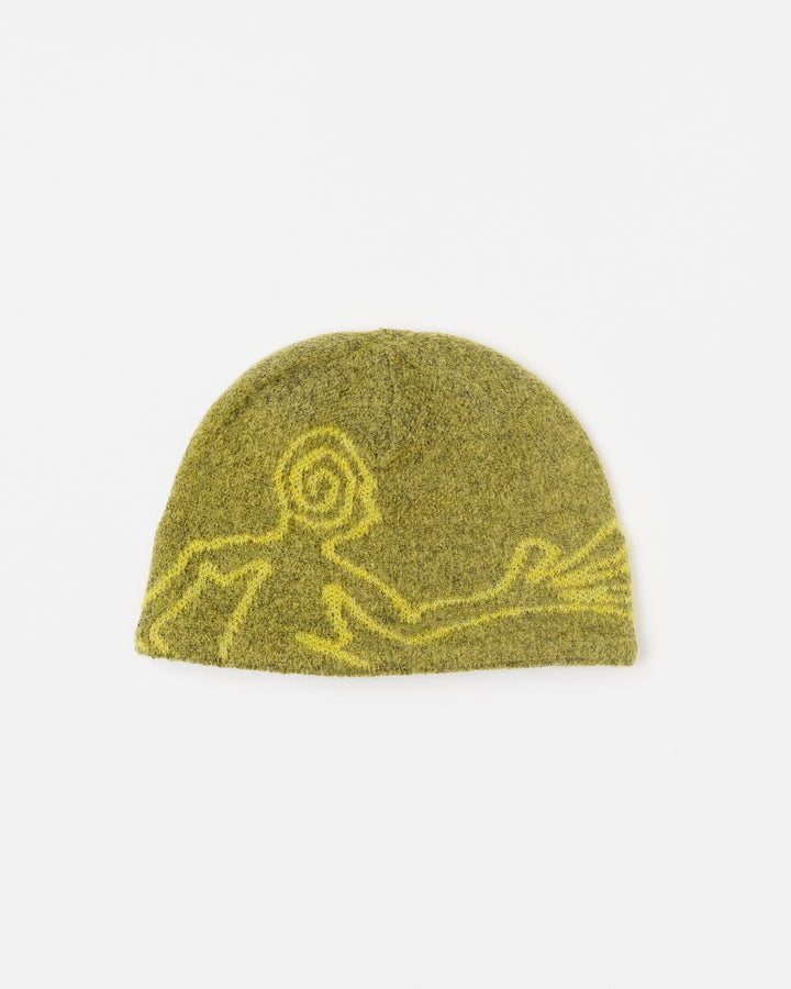 MOSCOT MOHAIR MIXED KNIT BEANIE flat model media