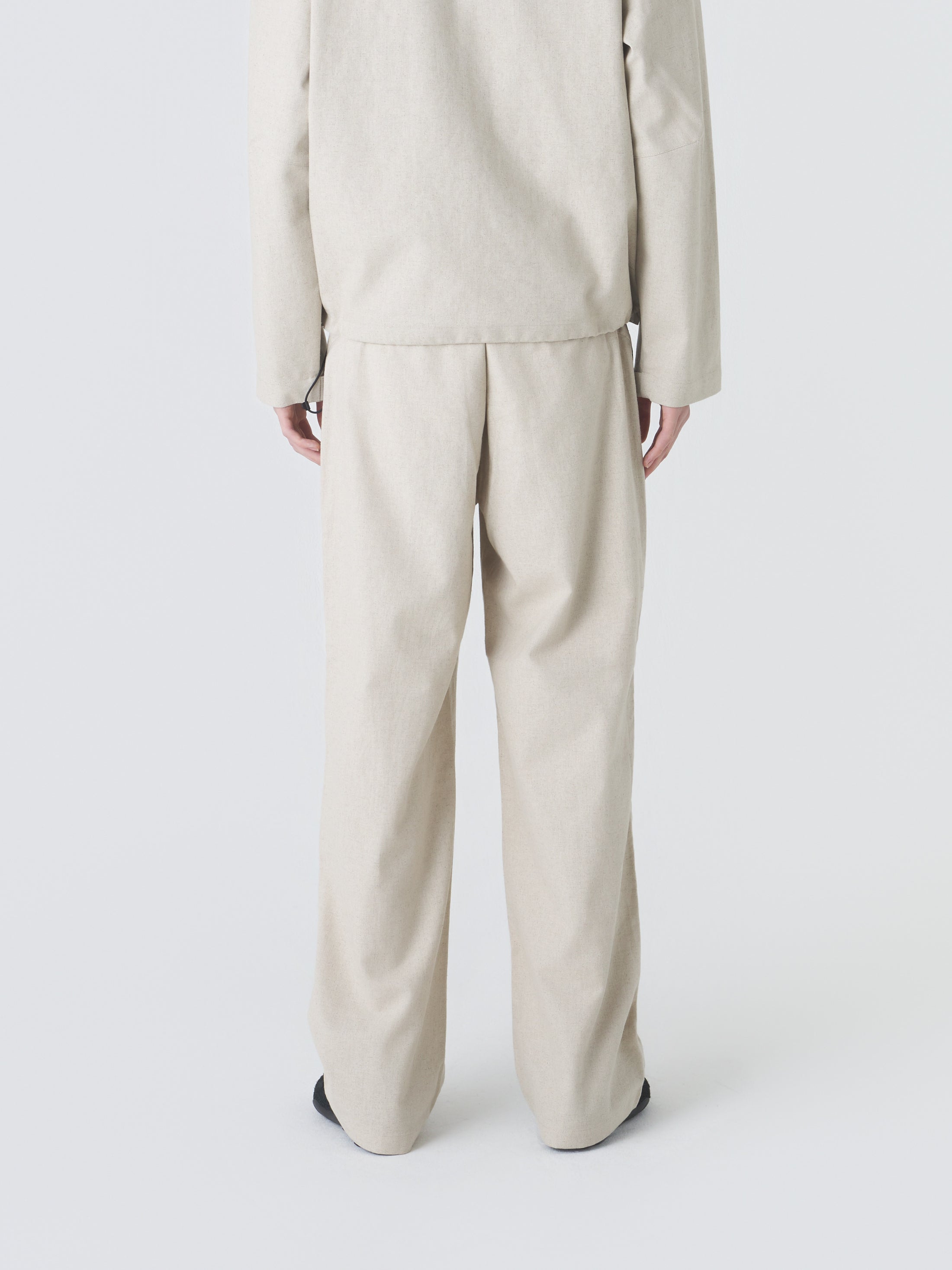 PATH LINEN COTTON MIXED TROUSER