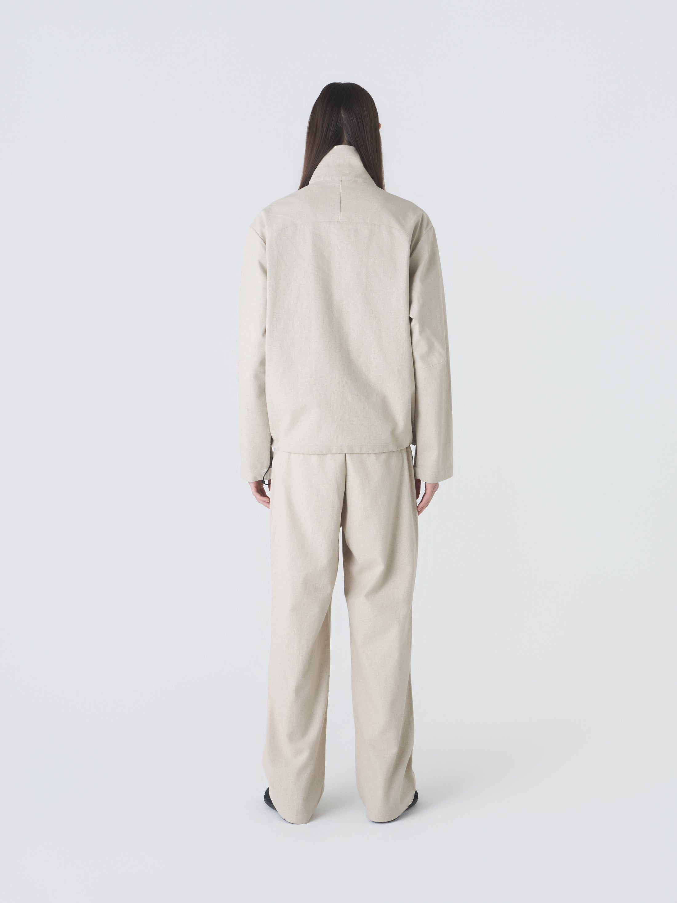 PATH LINEN COTTON MIXED TROUSER