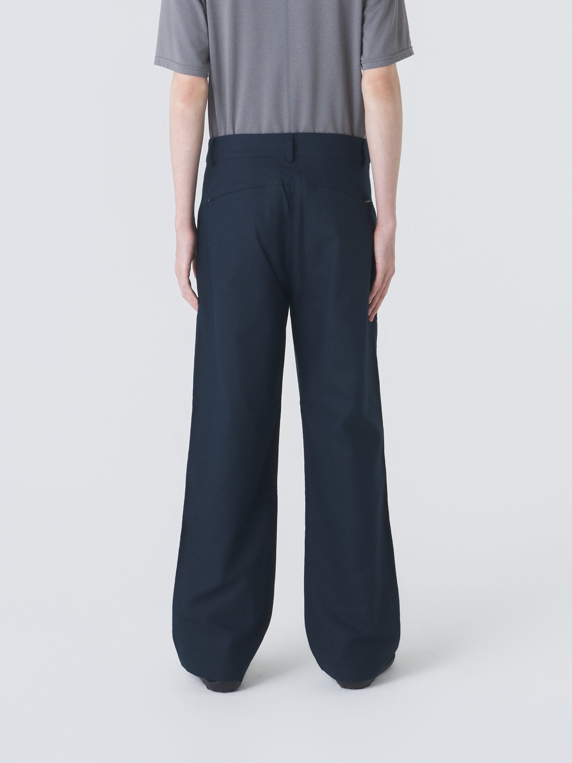 PATH LINEN COTTON MIXED TROUSER