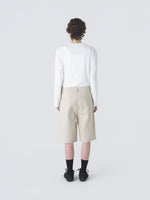 PATH LINEN COTTON MIXED SHORTS media