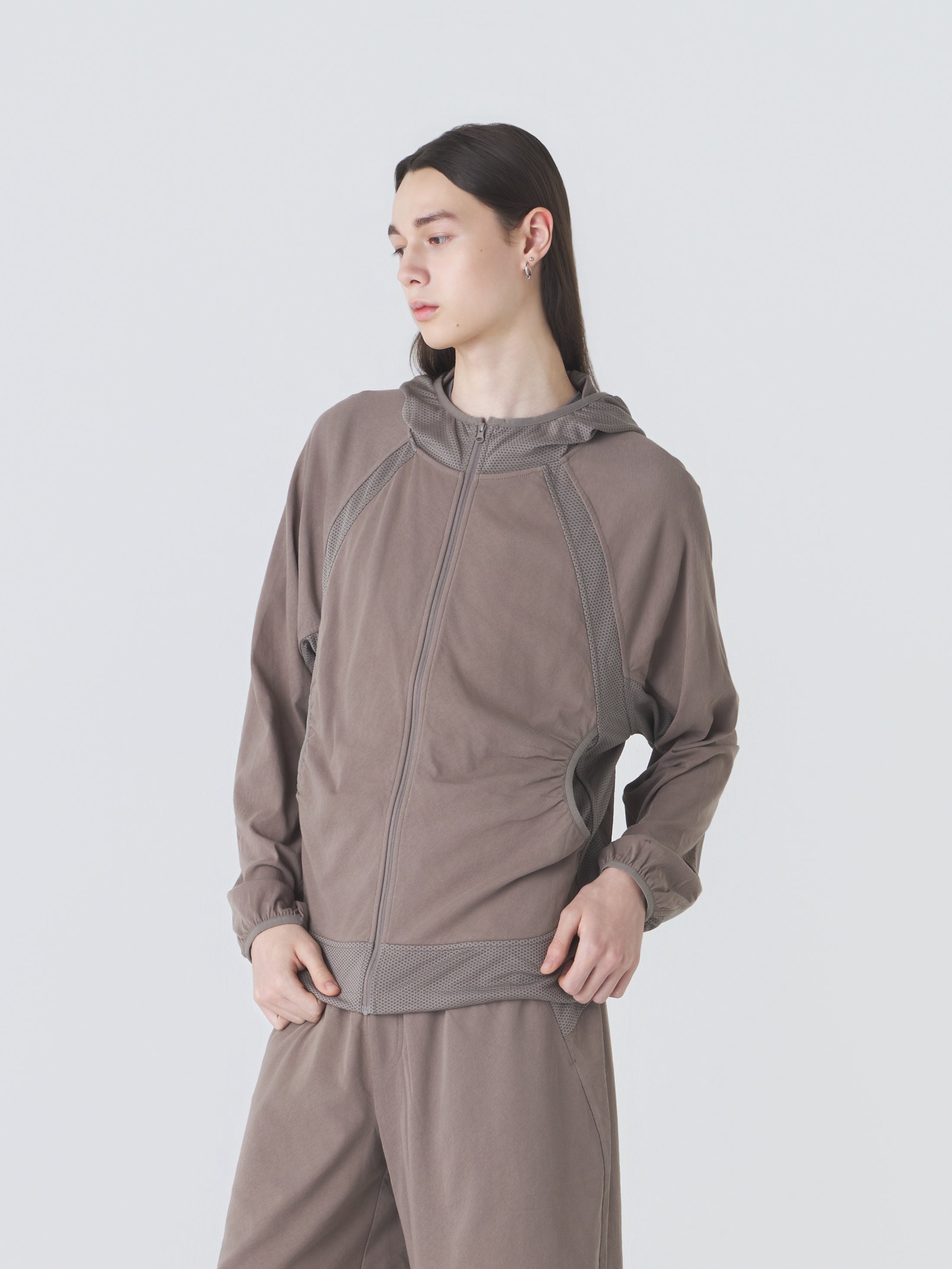 ORBIT JERSEY HOODED JACKET