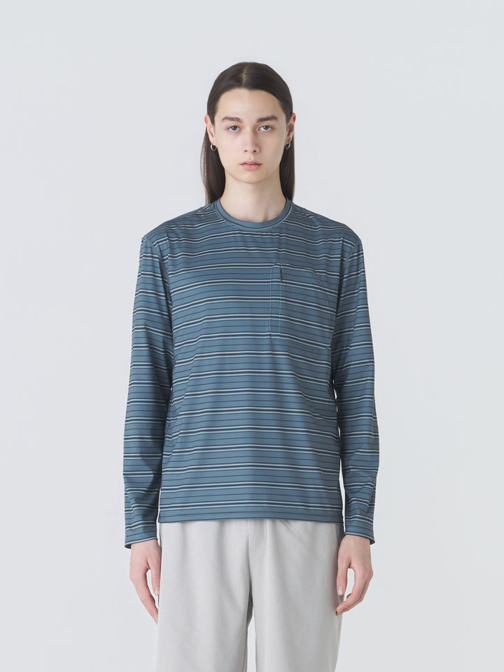 STRIPED LONG SLEEVE T-SHIRT media