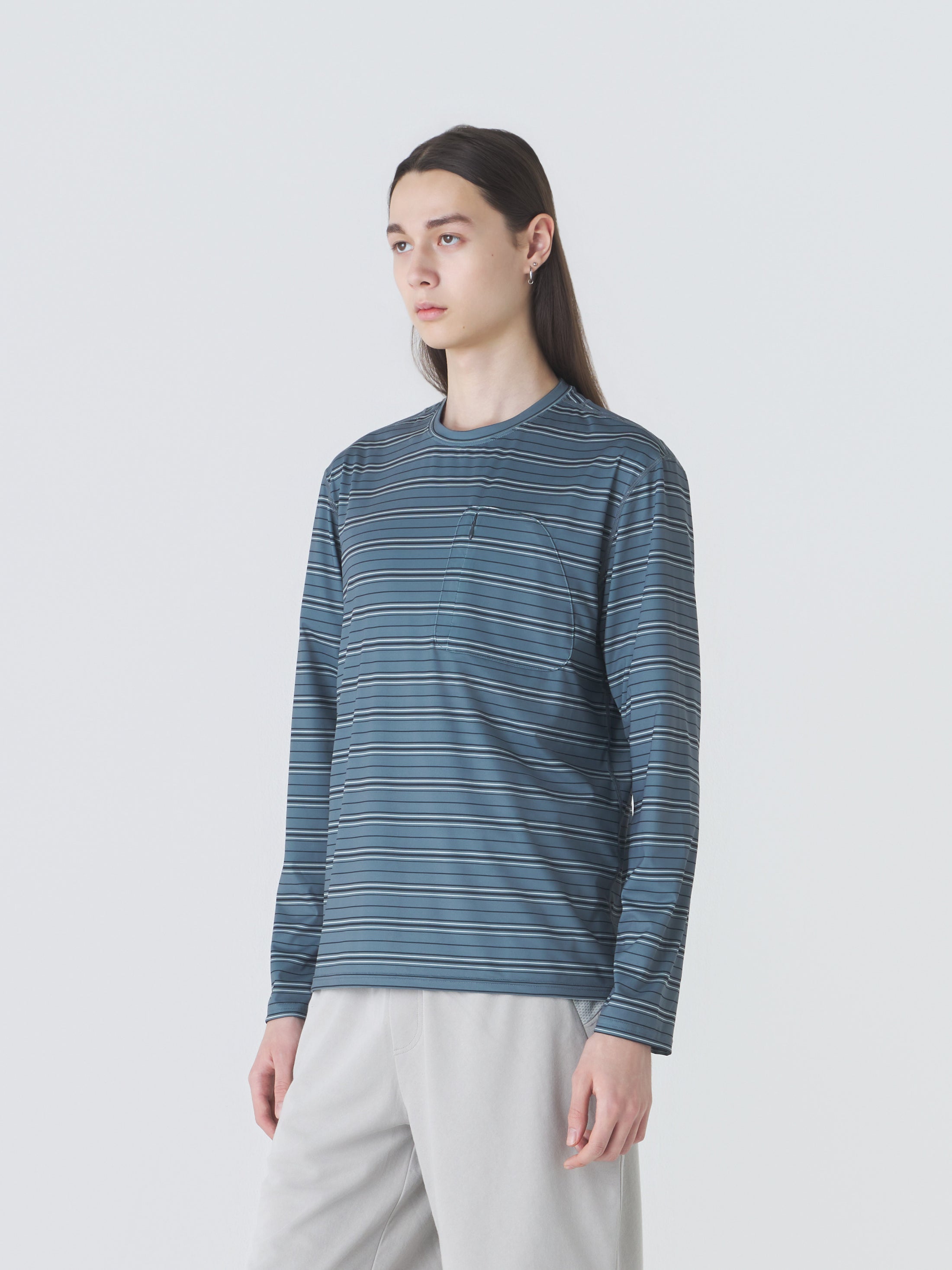STRIPED LONG SLEEVE T-SHIRT