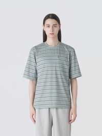 STRIPED SHORT SLEEVE T-SHIRT media