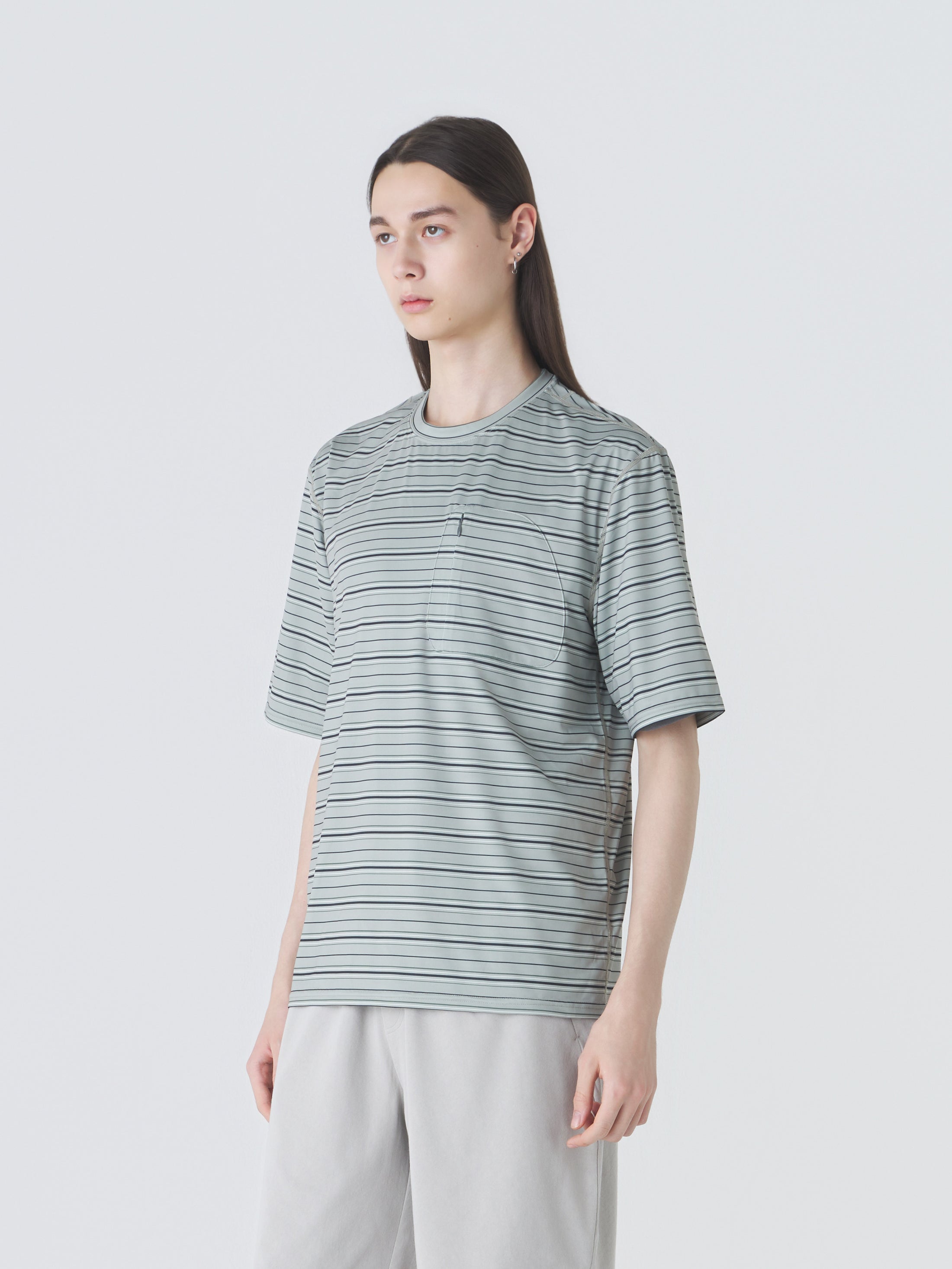 STRIPED SHORT SLEEVE T-SHIRT