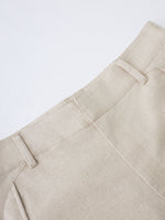 PATH LINEN COTTON MIXED SHORTS media