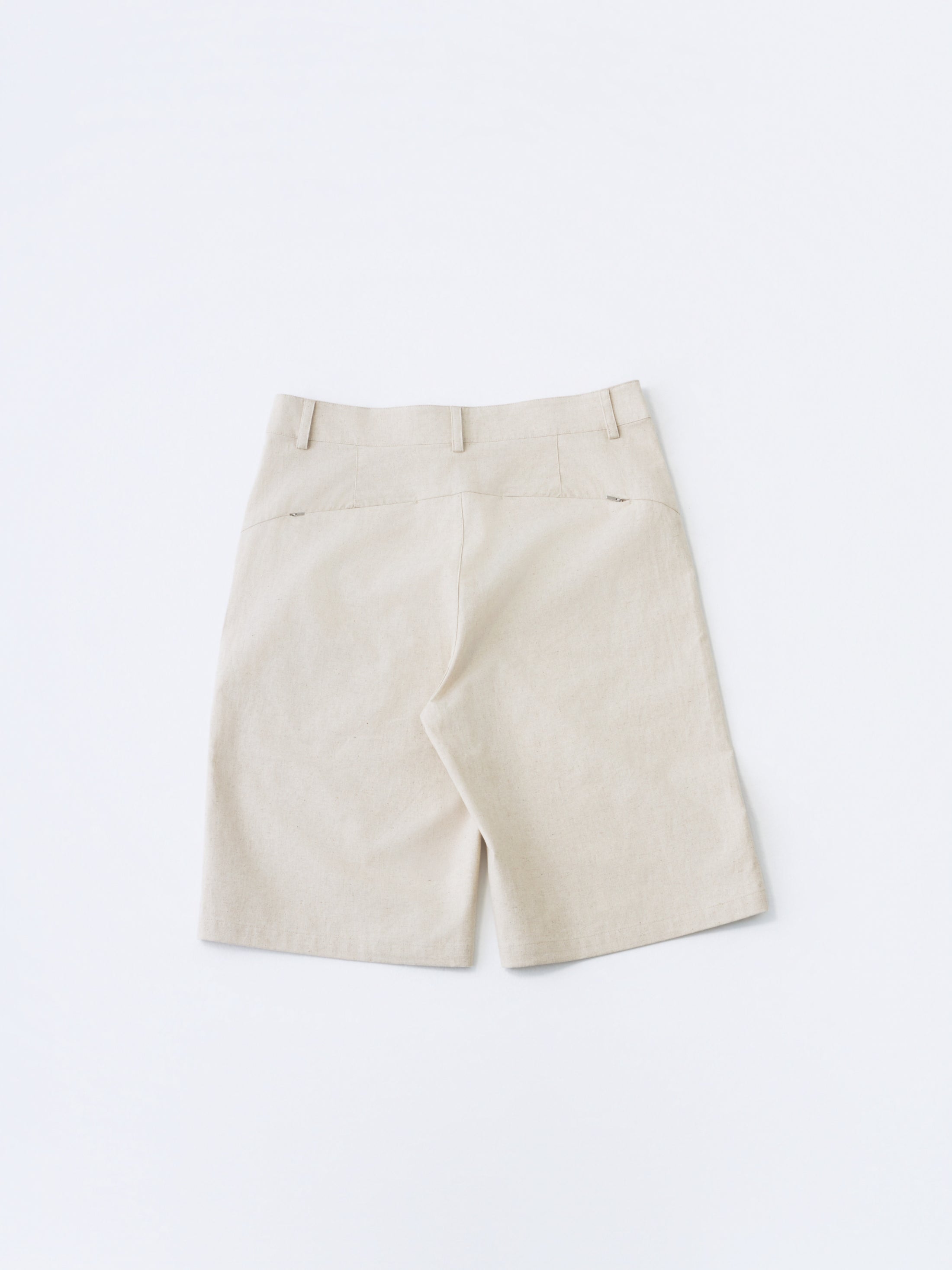 PATH LINEN COTTON MIXED SHORTS