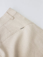 PATH LINEN COTTON MIXED SHORTS media