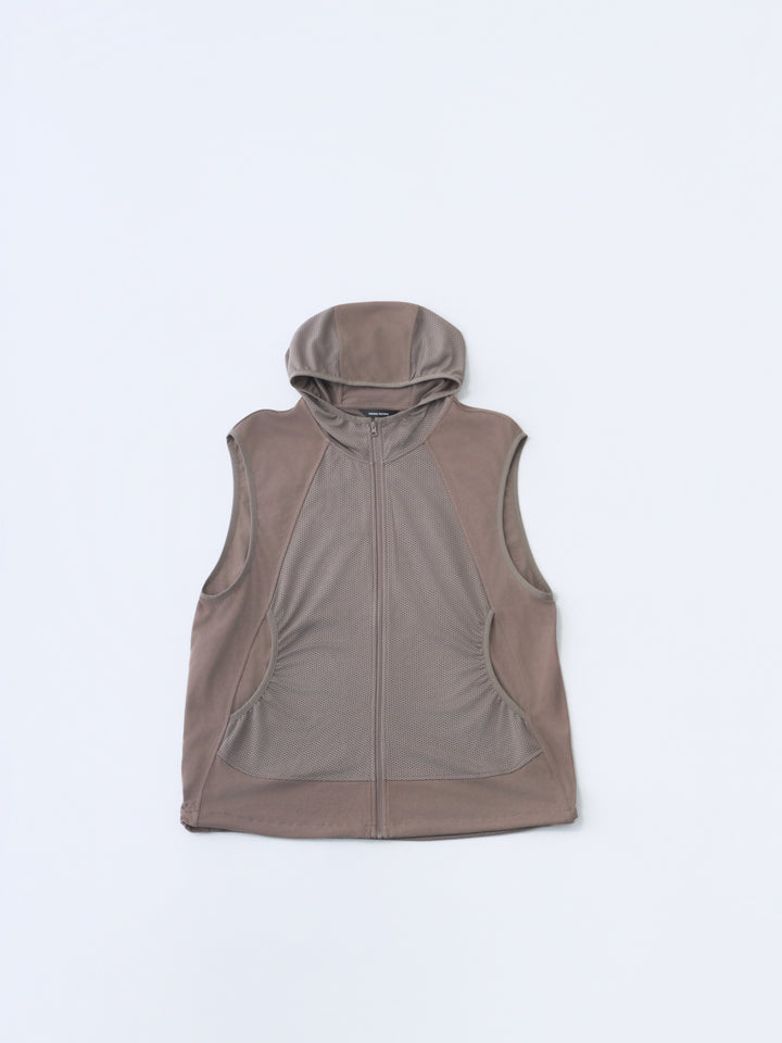 ORBIT JERSEY HOODED VEST flat model media