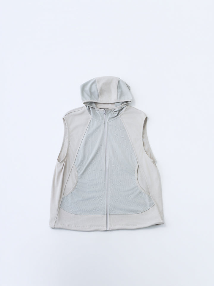 ORBIT JERSEY HOODED VEST flat model media