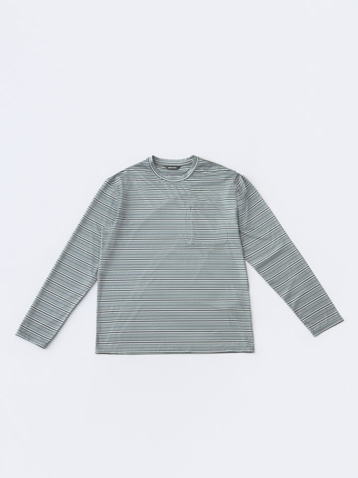 STRIPED LONG SLEEVE T-SHIRT flat model media