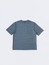 STRIPED SHORT SLEEVE T-SHIRT flat model media