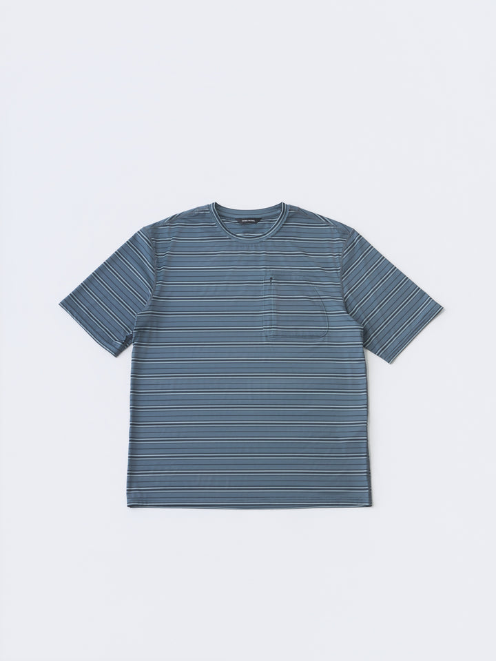 STRIPED SHORT SLEEVE T-SHIRT flat model media