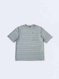 STRIPED SHORT SLEEVE T-SHIRT flat model media