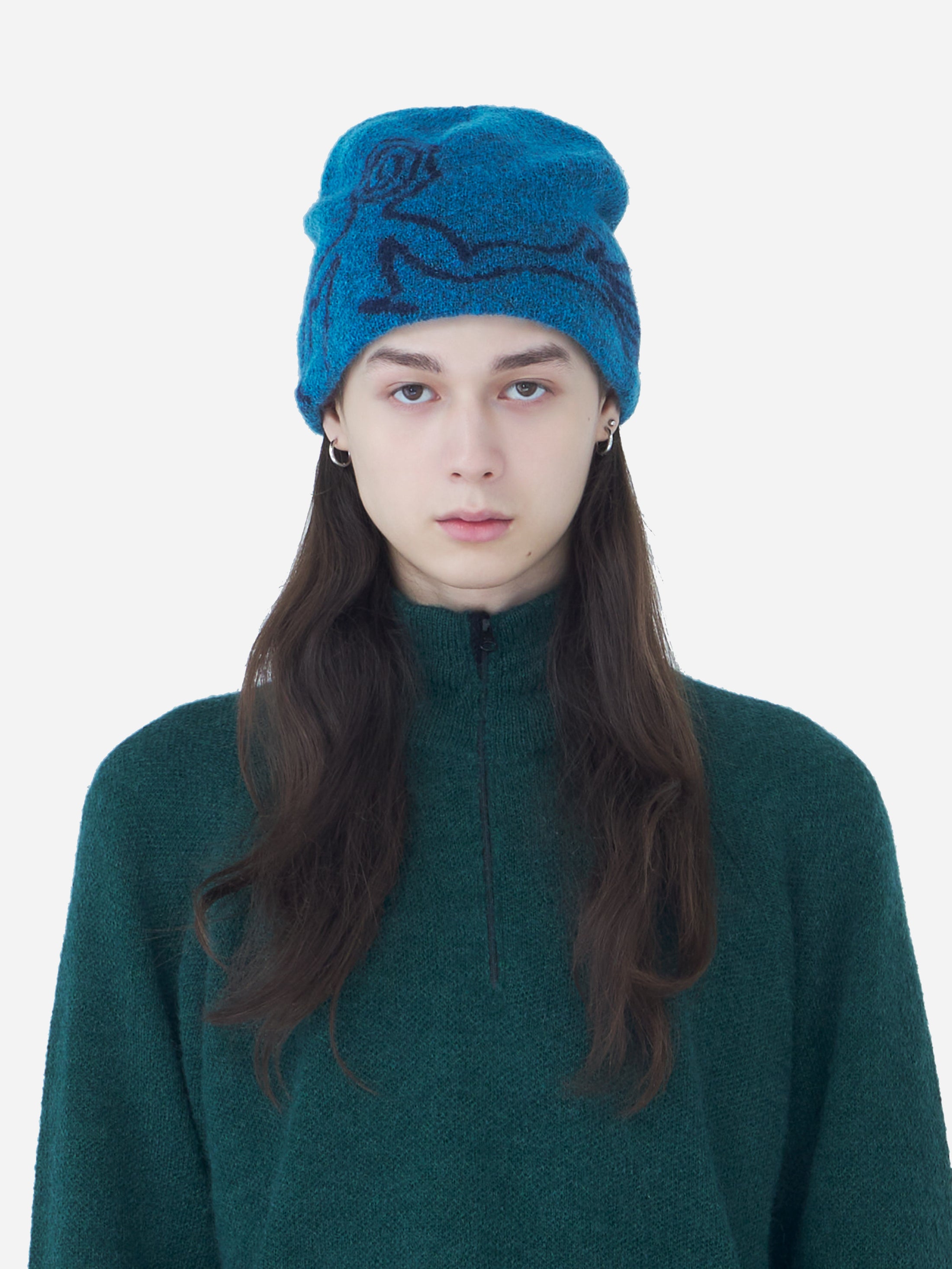 EXPLORATION MOHAIR MIXED BEANIE (PRE-ORDER)