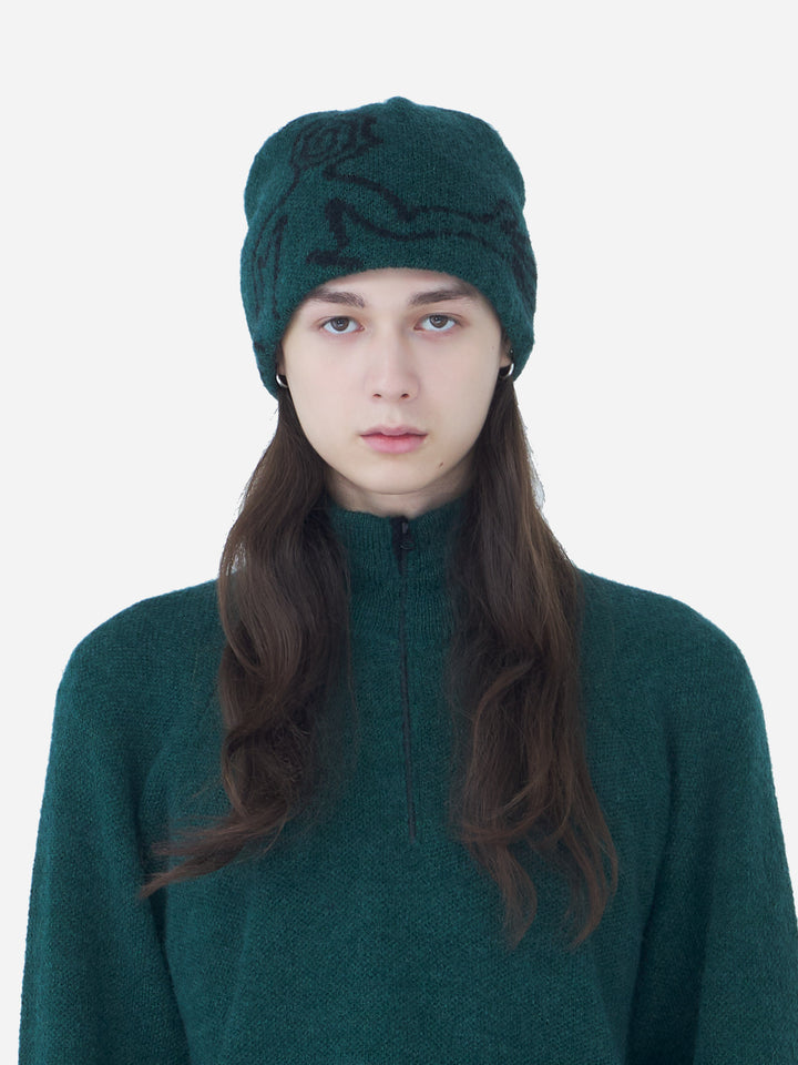 EXPLORATION MOHAIR MIXED BEANIE (PRE-ORDER) media