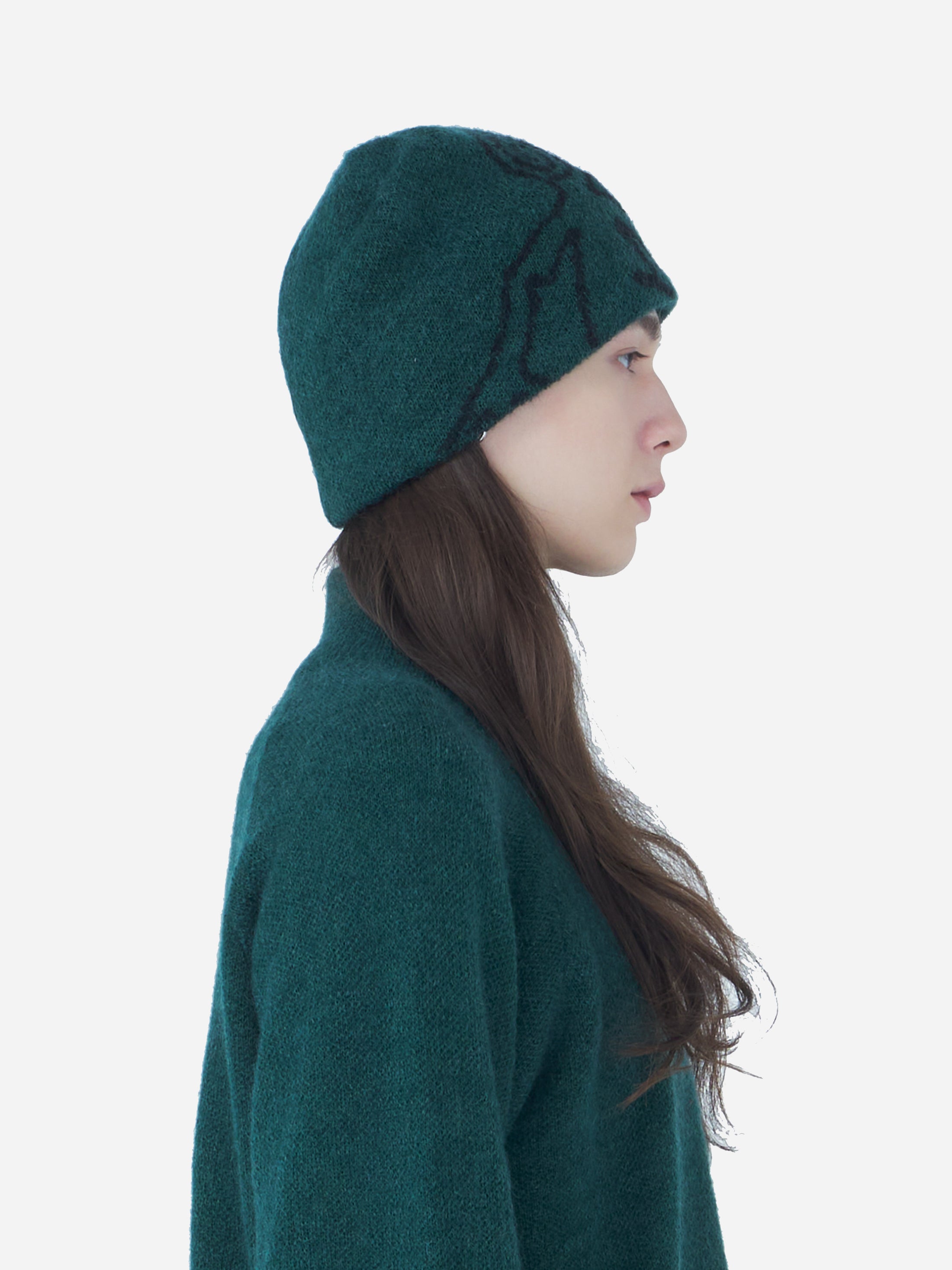 EXPLORATION MOHAIR MIXED BEANIE (PRE-ORDER)