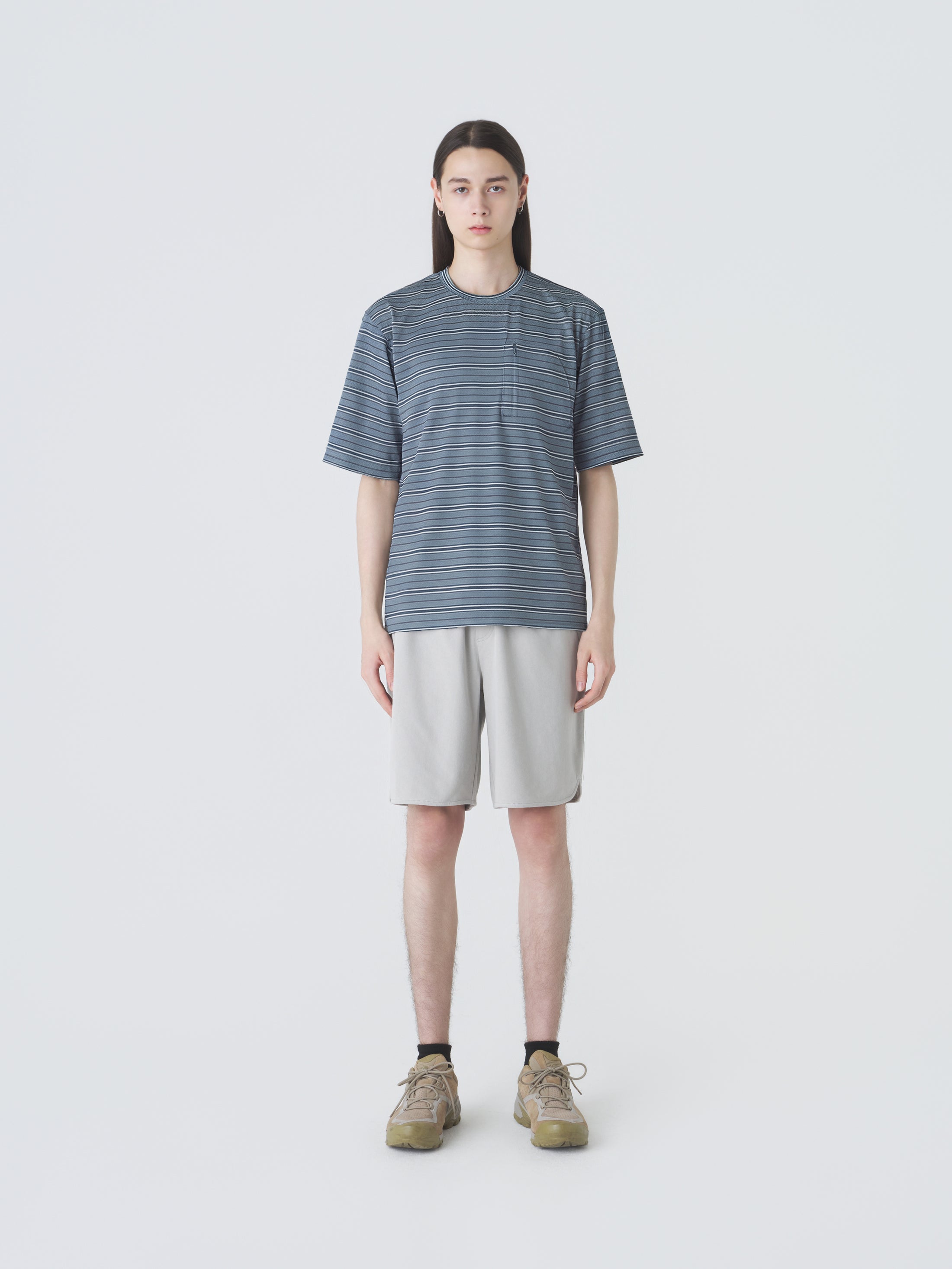 STRIPED SHORT SLEEVE T-SHIRT