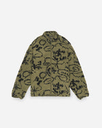 PRINT FLEECE JACKET media
