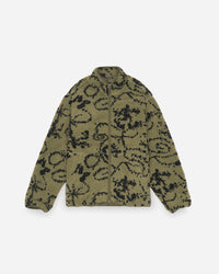 PRINT FLEECE JACKET flat model media
