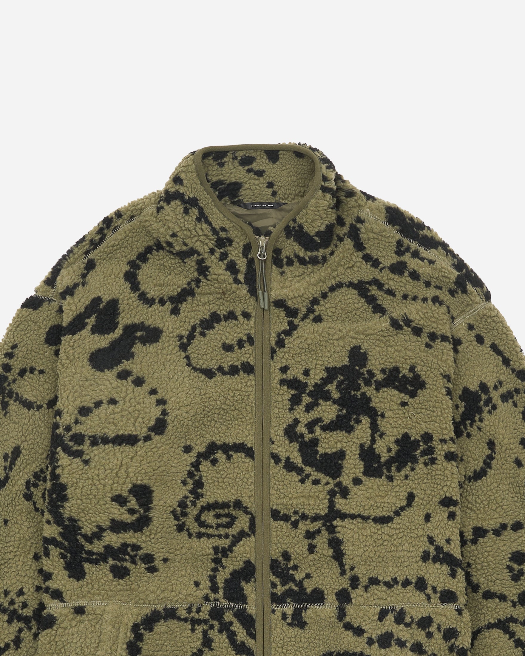 PRINT FLEECE JACKET
