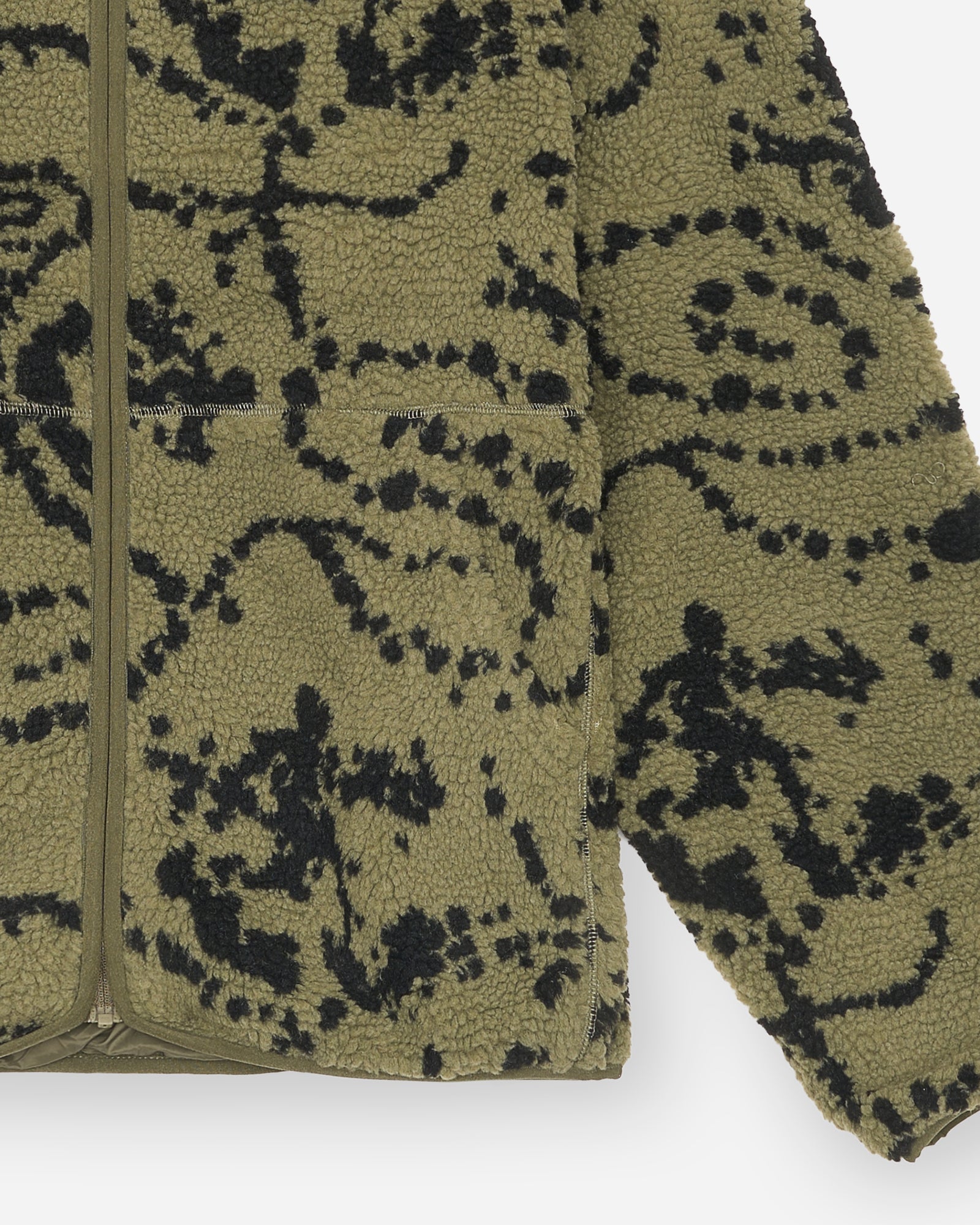 PRINT FLEECE JACKET