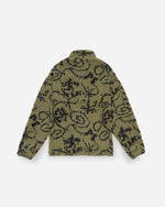 PRINT FLEECE JACKET media