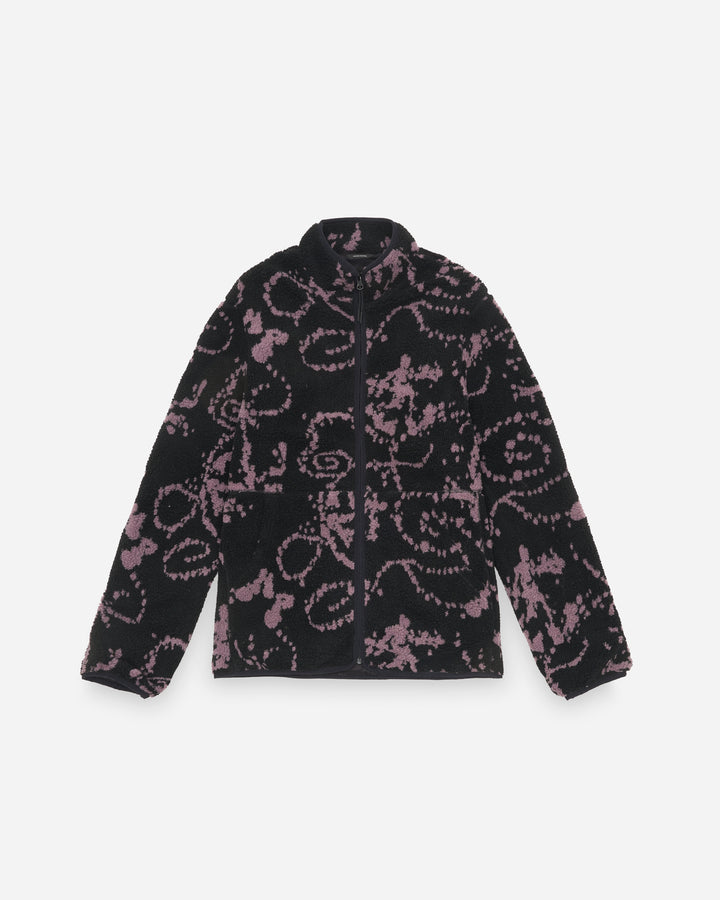 PRINT FLEECE JACKET flat model media