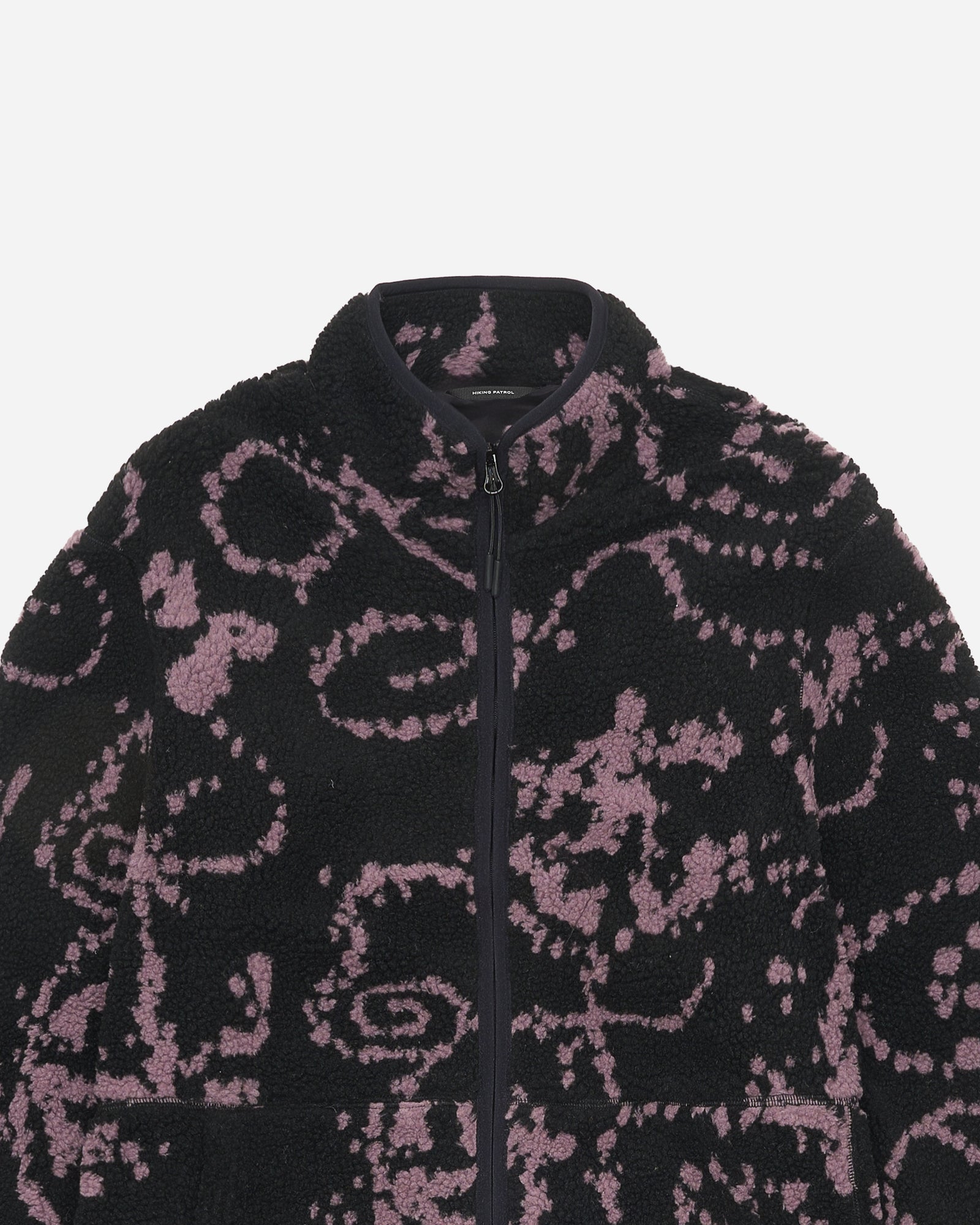 PRINT FLEECE JACKET