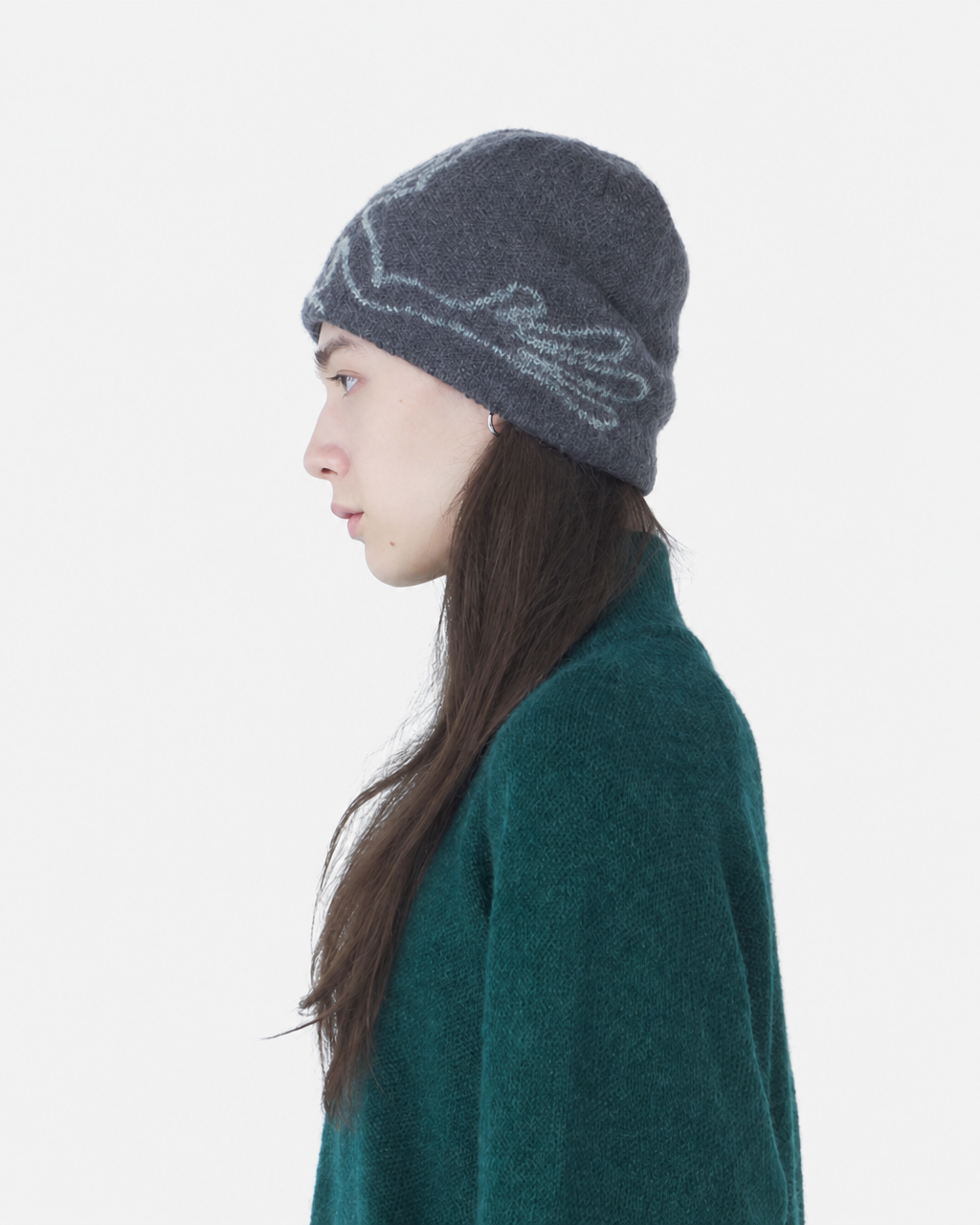 EXPLORATION MOHAIR MIXED BEANIE (PRE-ORDER)