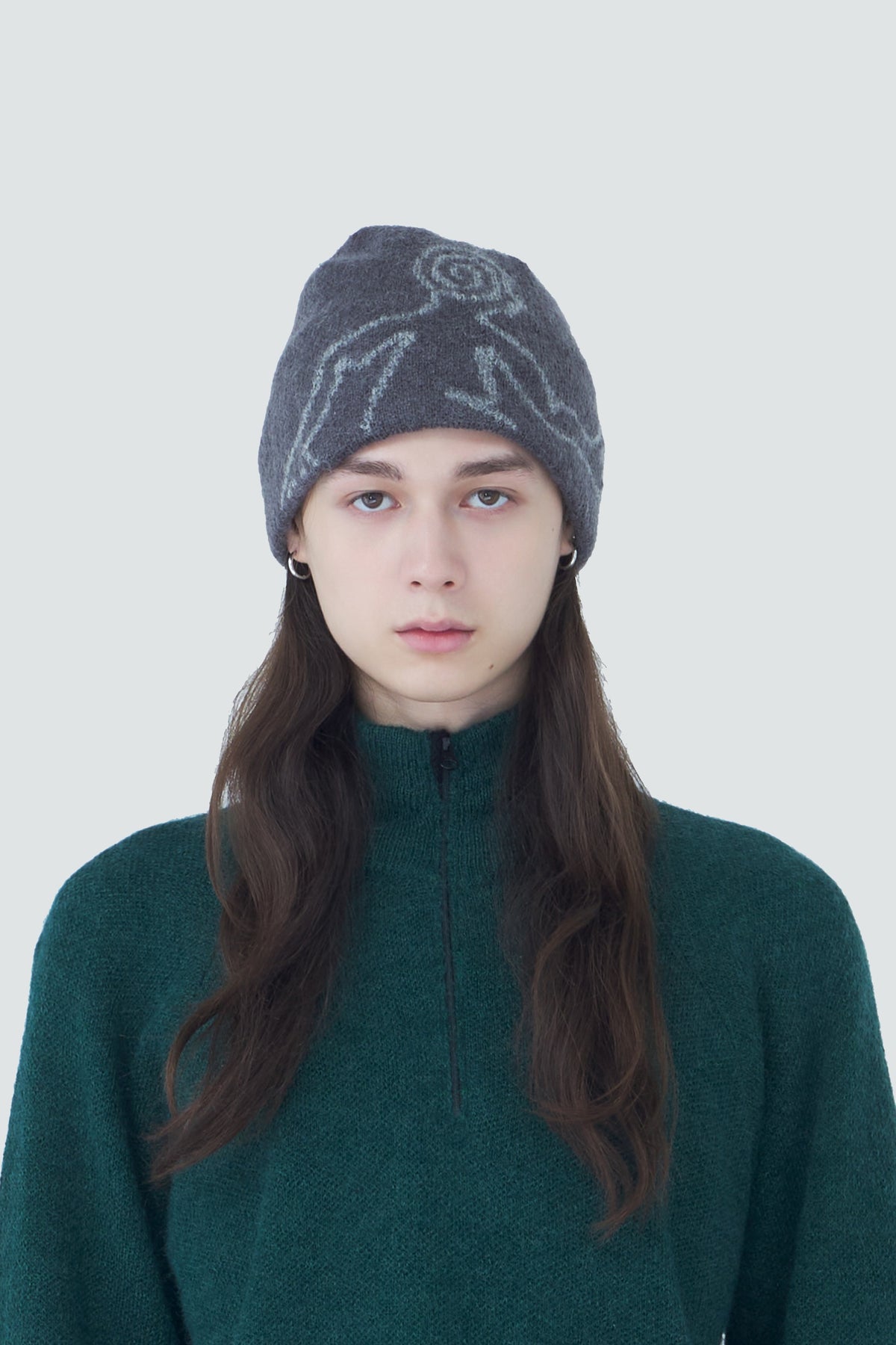 EXPLORATION MOHAIR MIXED BEANIE