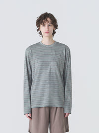STRIPED LONG SLEEVE T-SHIRT hover media