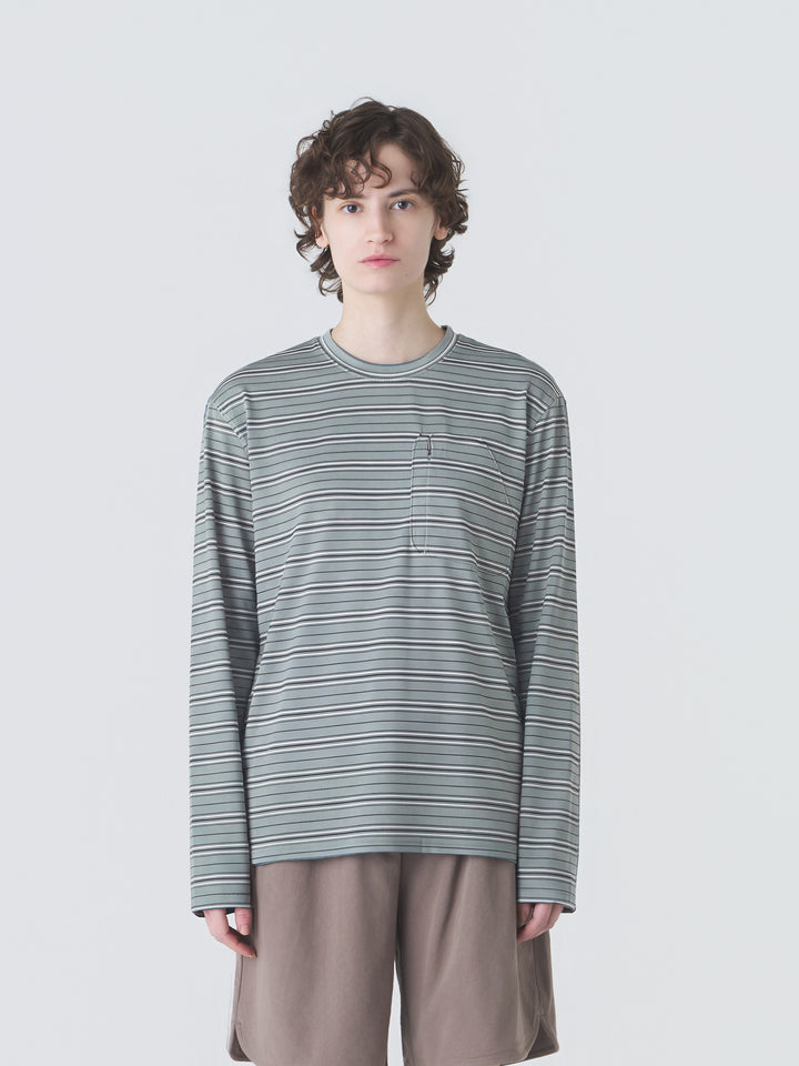 STRIPED LONG SLEEVE T-SHIRT hover media