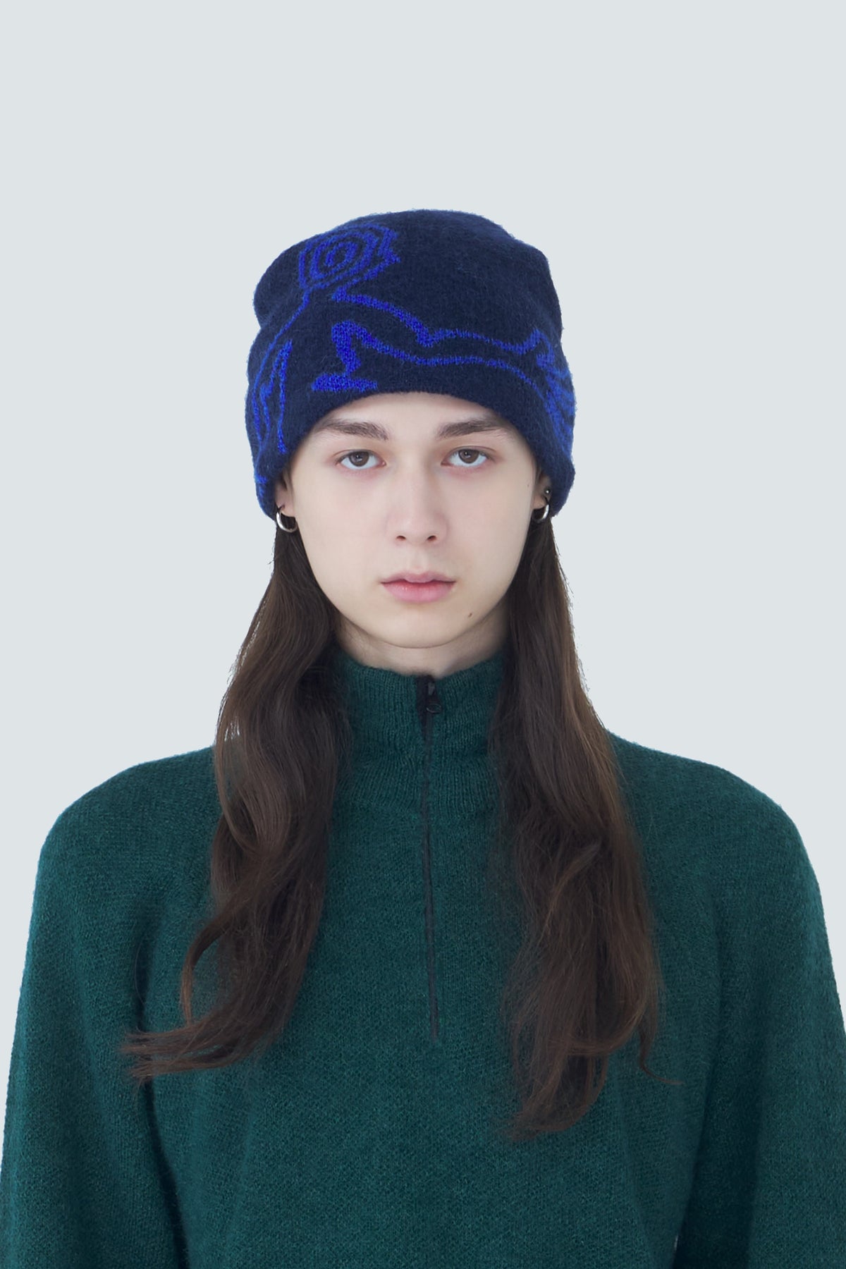 EXPLORATION MOHAIR MIXED BEANIE