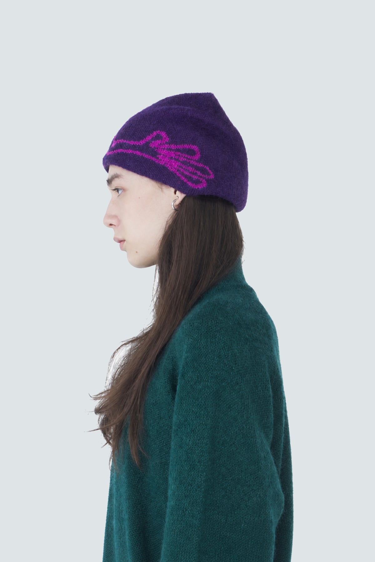 EXPLORATION MOHAIR MIXED BEANIE