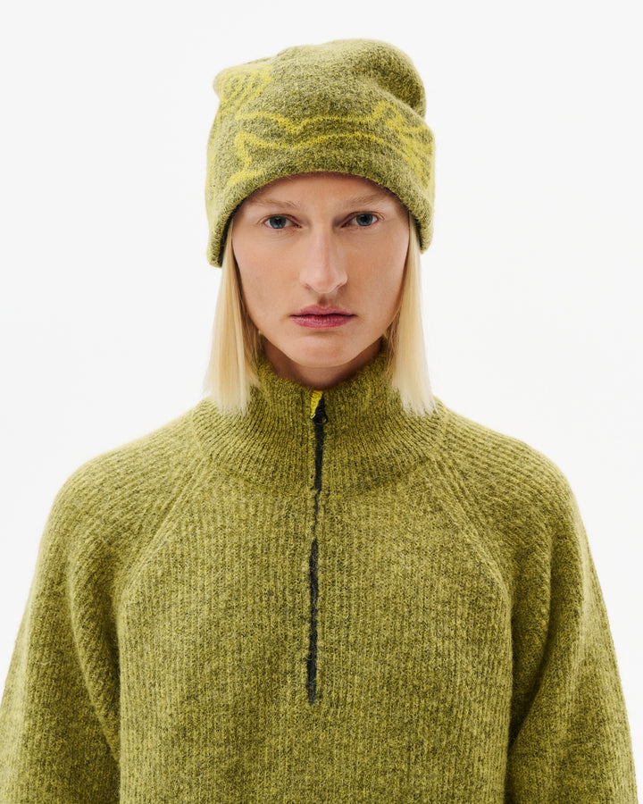 MOSCOT MOHAIR MIXED KNIT BEANIE hover media