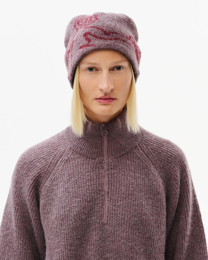 MOSCOT MOHAIR MIXED KNIT BEANIE hover media
