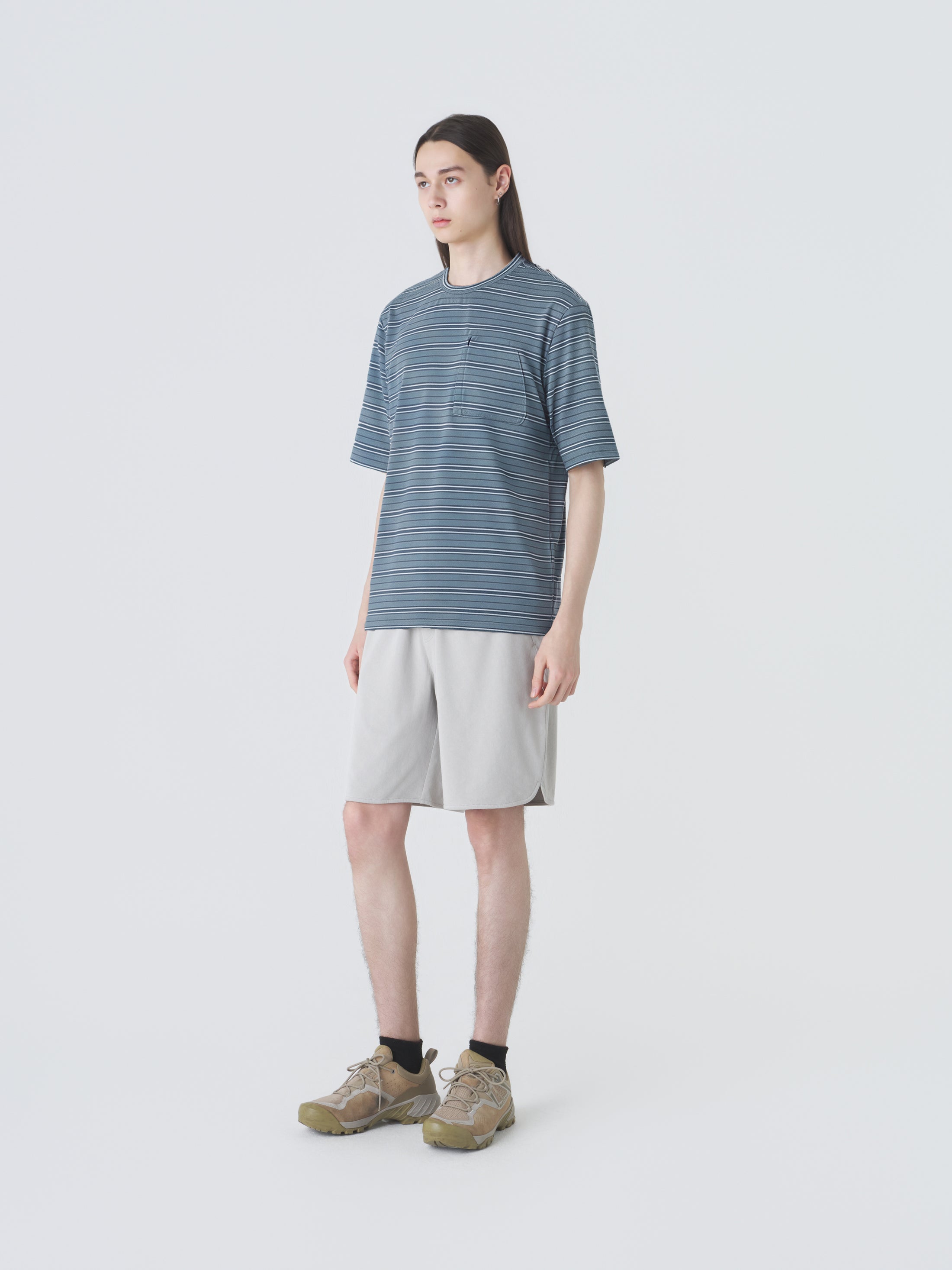 STRIPED SHORT SLEEVE T-SHIRT