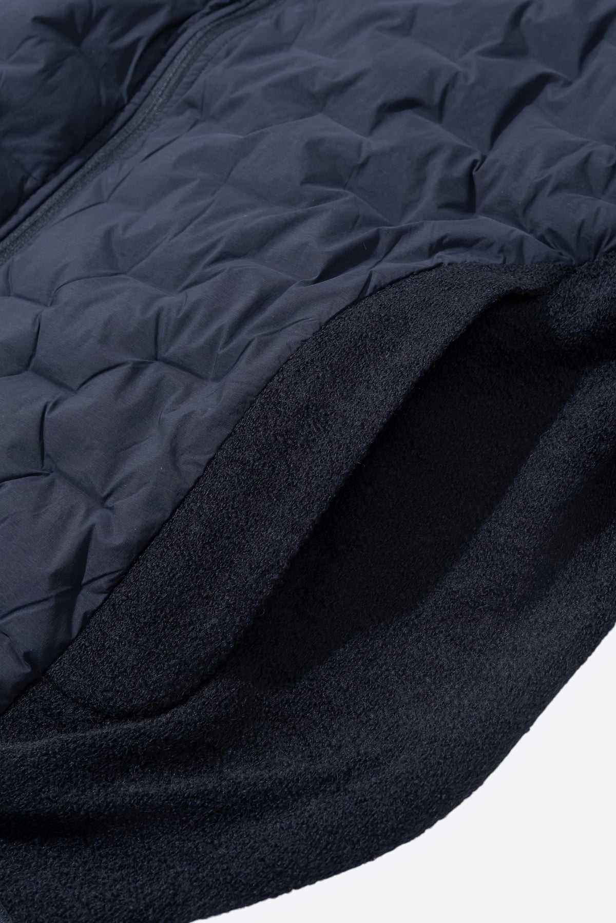 PATH HYBRID KNITTED PADDED JACKET