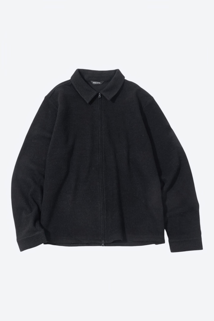 EDGE KNIT ZIP SHIRT flat model media